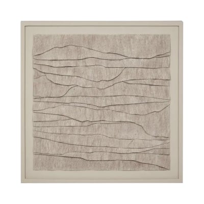 Ladrar Framed Bark Wall Art, 56cm