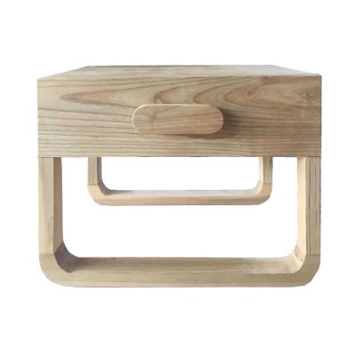 Norma Timber Bedside Table, Natural