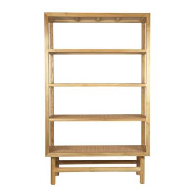 Rondo Timber & Rattan Display Shelf
