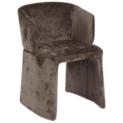 Dexter Velvet Fabric Dining Chair, Bronze