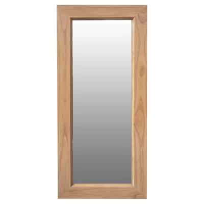 Ascot Mindi Wood Frame Cheval Mirror, 150cm, Natural