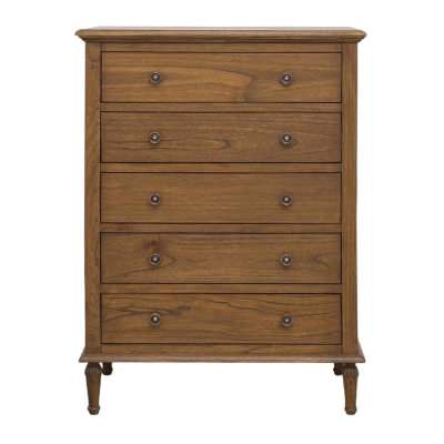 Serenity Mindi Wood 5 Drawer Tallboy
