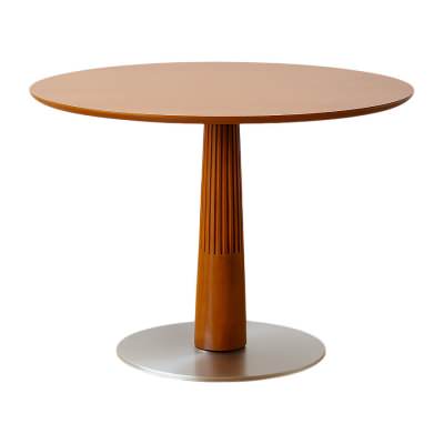Grei Boxwood Round Dining Table, Timber Top, 95cm