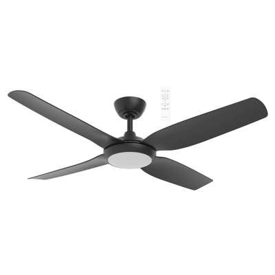 Martec Viper Indoor / Outdoor Smart DC Ceiling Fan with CCT Dimmable LED Light, 4 Blade, 122cm/48