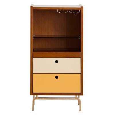 Moonrise Boxwood Mini Bar Cabinet
