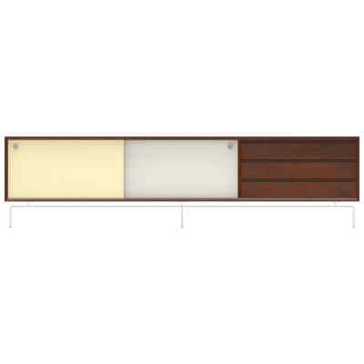 Moonrise Boxwood Sliding Door & 3 Drawer TV Unit, 180cm