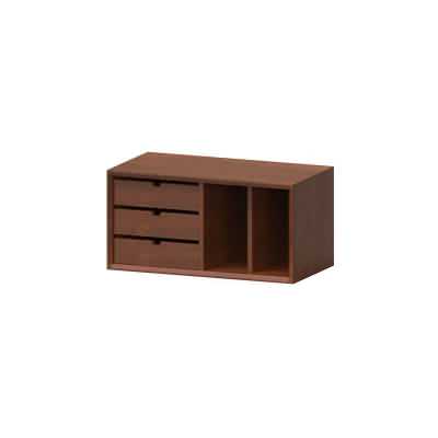 Muko Boxwood Modular Storage Unit, 3 Drawers & 2 Open Compartments