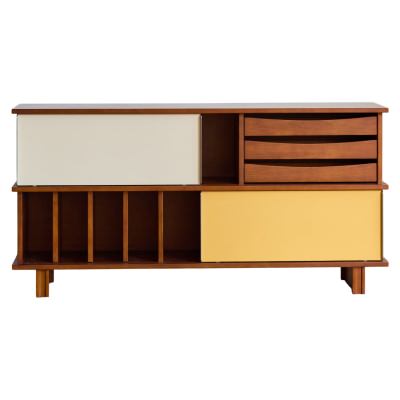 Misaku Boxwood Sliding Door & 3 Drawer Sideboard, 160cm