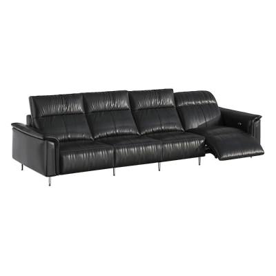 Aeris Leather Modular Electric Recliner Sofa, 4 Seater
