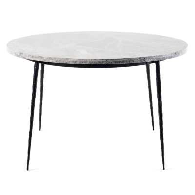 Mason Marble & Metal Round Dining Table, 125cm