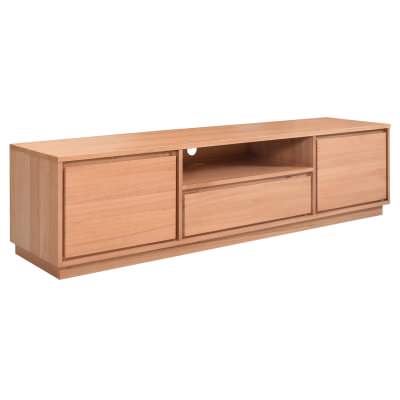 Ashforde Messmate Timber 2 Door 1 Drawer TV Unit, 200cm