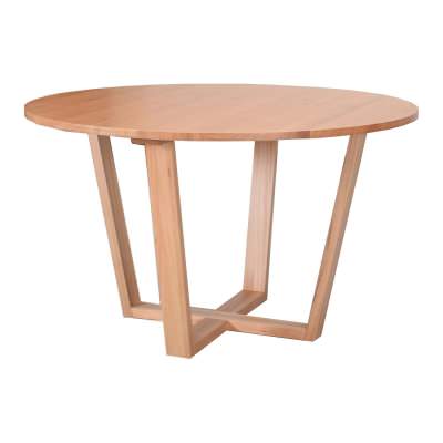 Ashforde Messmate Timber Round Dining Table, 130cm