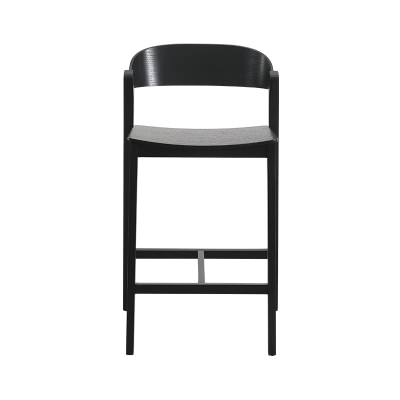 Moooi Commercial Grade Timber Counter Stool, Black