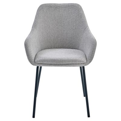 Carbrita Fabric Carver Dining Chair, Grey