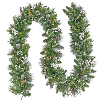 Bryson Pine Battery Operated LED Light Up Christmas Garland, 274cm