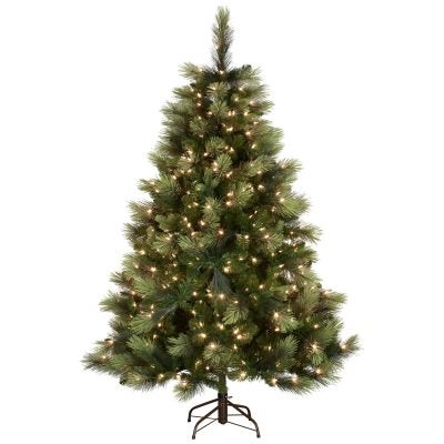Carolina Pine LED Light Up Artificial Christmas Tree, 229cm