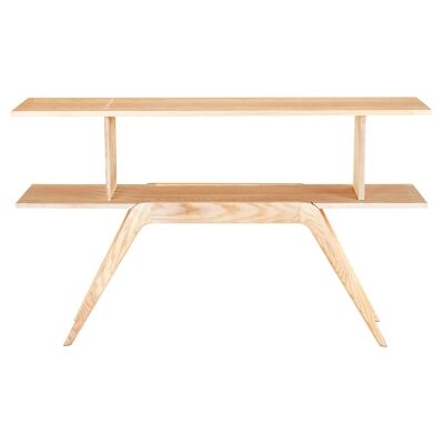 Nofu Oblique Ashwood Consle Table, 140cm