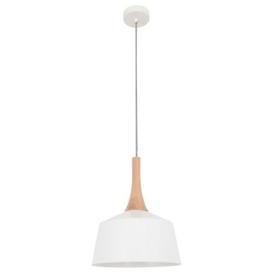 Nordic Steel Pendant Light, Small, White