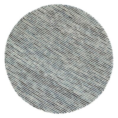 Scandi Reversible Wool Round Rug, 150cm, Teal