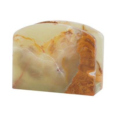 Orvieto Marble Napkin Holder, Green