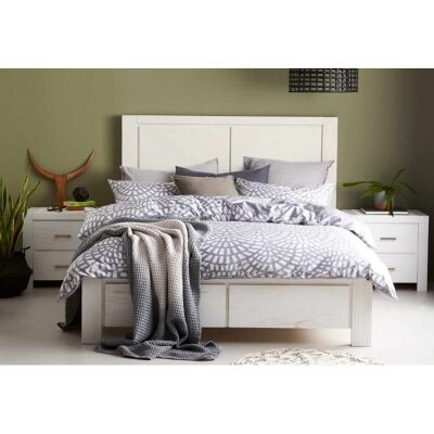 Reef Pine Timber Bed, Double