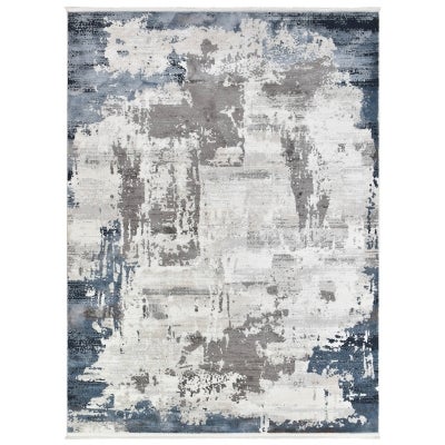 Eternal No.25541A Abstract Modern Rug, 200x290cm, Navy