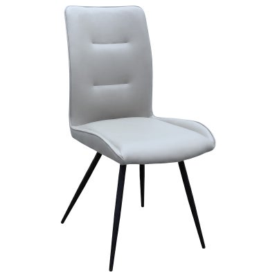 Lenore PU Leather Dining Chair, Stone
