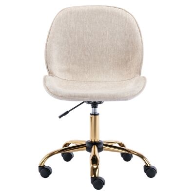 Martock Fabric Office Chair, Beige