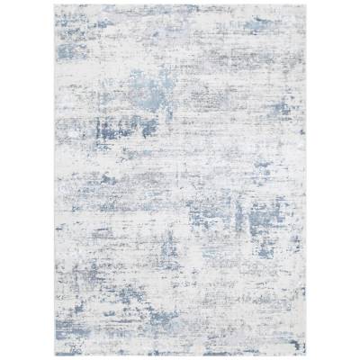 Pierre Cardin Ocean Abstract Transitional Rug, 330x240cm, Blue