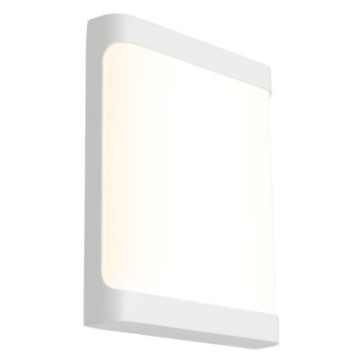 Odessa Plain Coastal Rated IP65 Exterior LED Wall Light, 10W, CCT, White