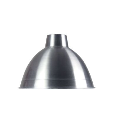 Yard Metal Pendant Light Shade, 35cm, Polished Aluminium