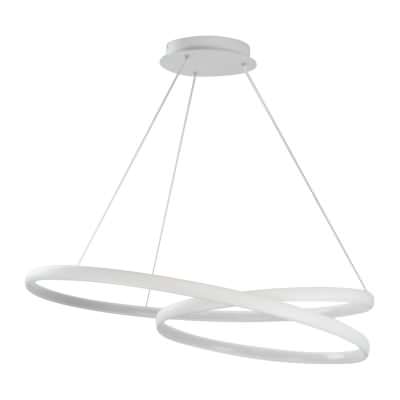 Infinity Spiral Dimmable LED Pendant Light, CCT, White 