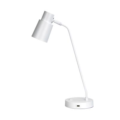 Rik Metak Desk lamp with USB Port, White