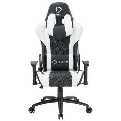 ONEX GX3 Gaming Chair, Black / White