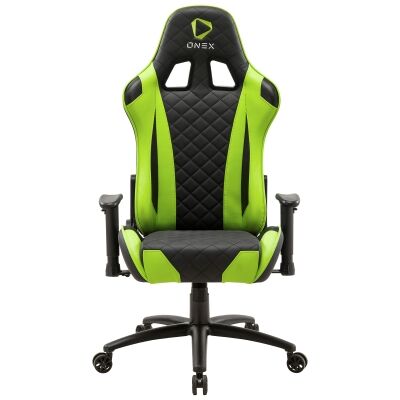 ONEX GX330 Gaming Chair, Black / Green