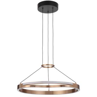 Ostrom Aluminium Dimmable LED Single Ring Pendant Light, Small