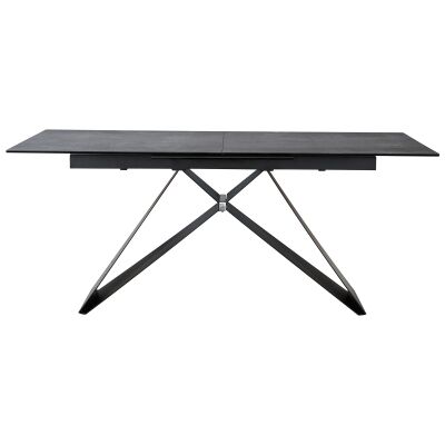 Rowland Ceramic & Metal Extension Dining Table, 180-240cm