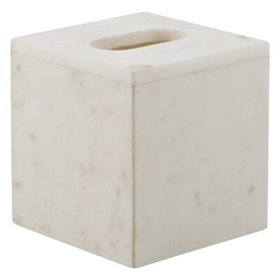 Lamia Marble Square Tissue Box