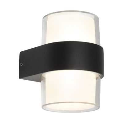 Otara IP65 Indoor / Outdoor LED Wall Light, CCT, Black