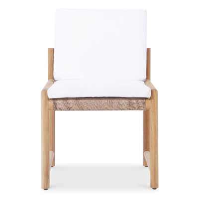 Natamia Teak Timber & Cord Outdoor Dining Chair 