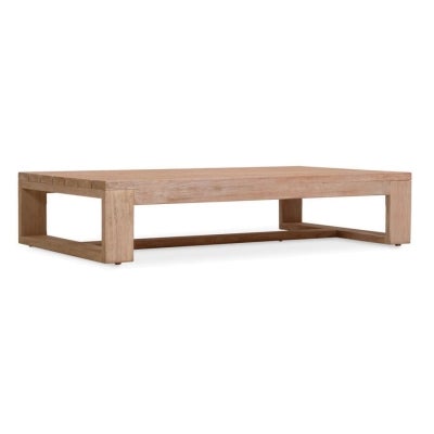 Tanoa Teak Timber Outdoor Lowline Coffee Table, 152cm