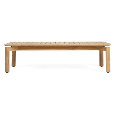 Natamia Teak Timber Outdoor Coffee Table, 140cm
