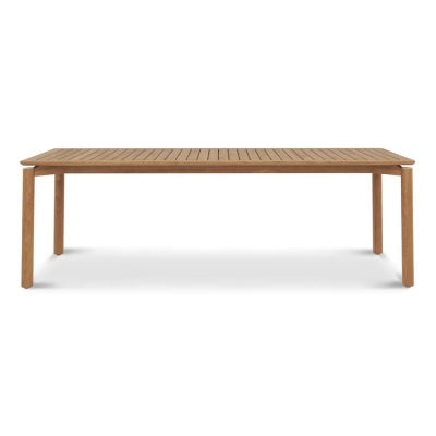 Natamia Teak Timber Outdoor Dining Table, 240cm