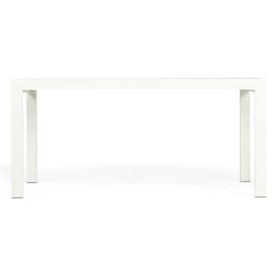 Marlo Ceramic Topped Metal Indoor / Outdoor Dining Table, 160cm, White