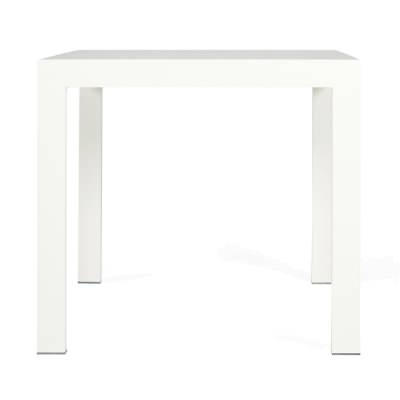 Marlo Ceramic Topped Metal Indoor / Outdoor Dining Table, 80cm, White