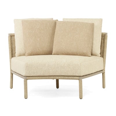 Bellorin Resin Wicker Outdoor Modular Sofa, Corner Seat