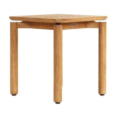 Natamia Teak Timber Square Outdoor Side Table