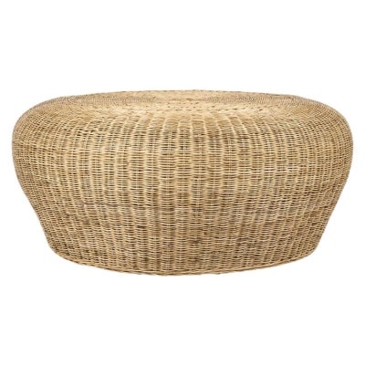 Long Island Rattan Round Coffee Table, 90cm