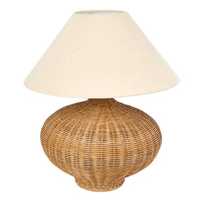 Dallas Rattan Base Table Lamp
