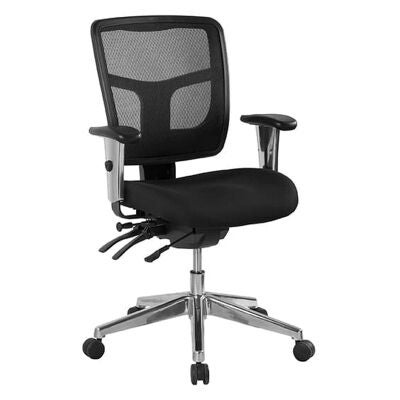 Oyster Fabric Multi Shift Office Chair, Low Back